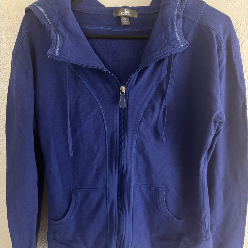 Alo Women’s Purple/Blue Zip-Up Hoodie